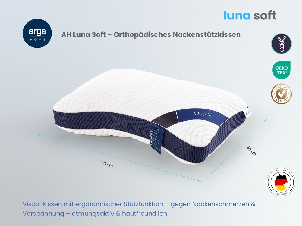 AH Luna Soft – Komfort-Nackenkissen	